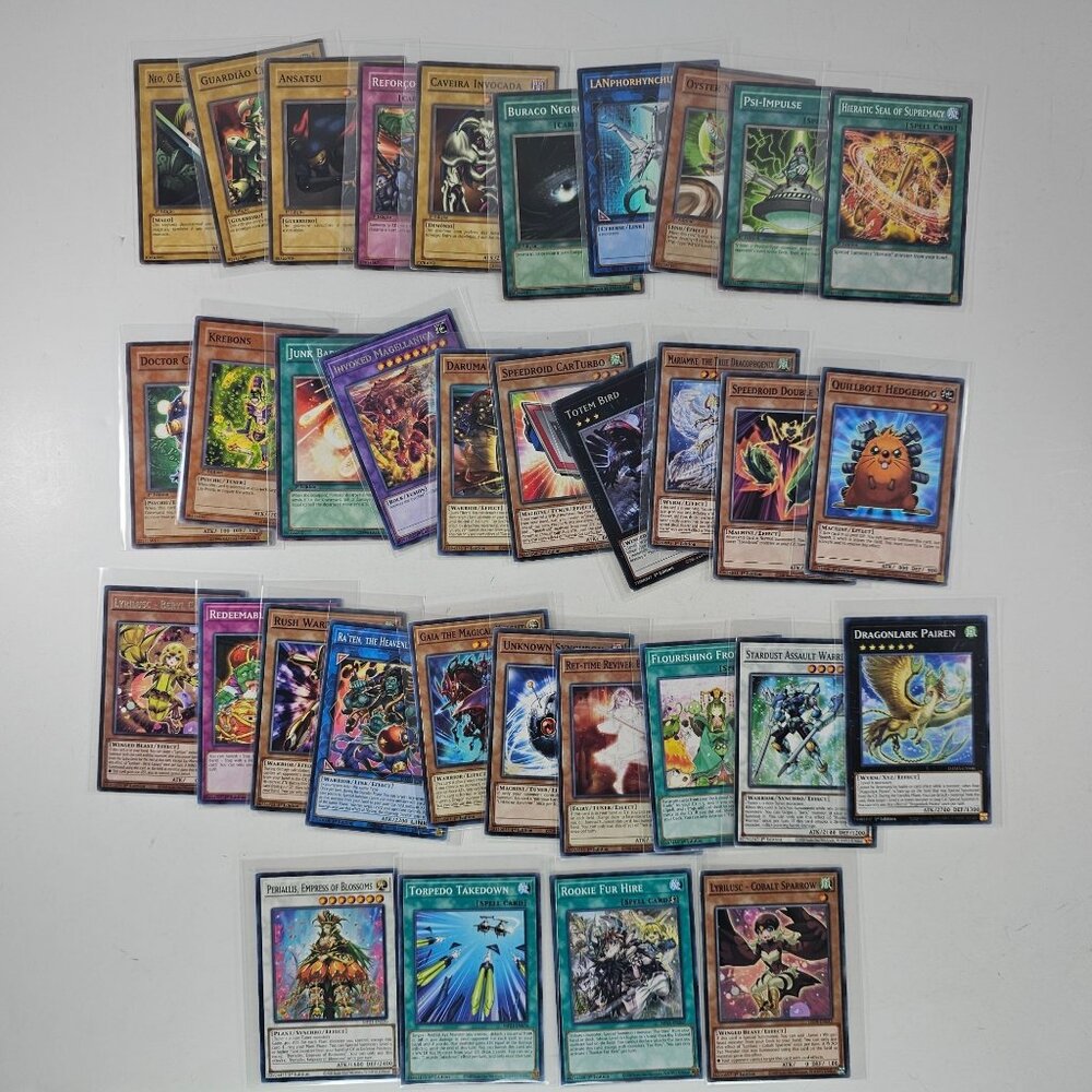 Yu-Gi-Oh! Trading Card Lot English Portuguese 1st Editio Mixed Rarity Condition